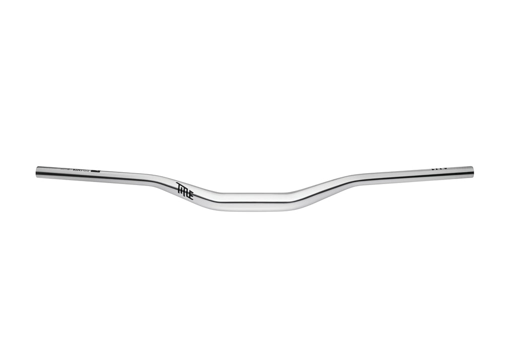 Title AH1 35 x 38mm rise Chrome aluminium handlebar