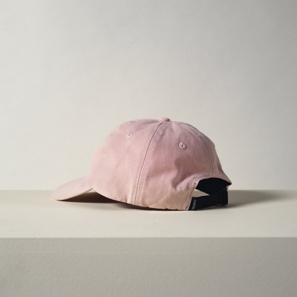 Title MTB Dad Hat - Pink side view