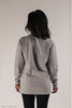 Title MTB Long Sleeve - Grey size small shown on female model 