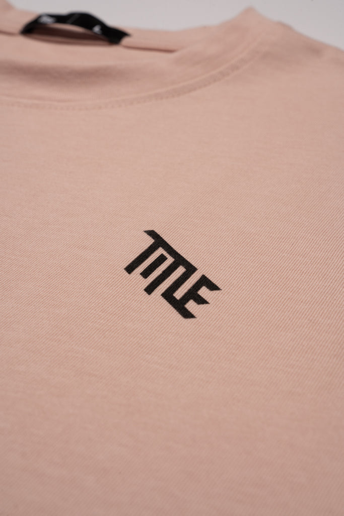 Title mtb washed midweight t-shirt summer faded tee pink black logo