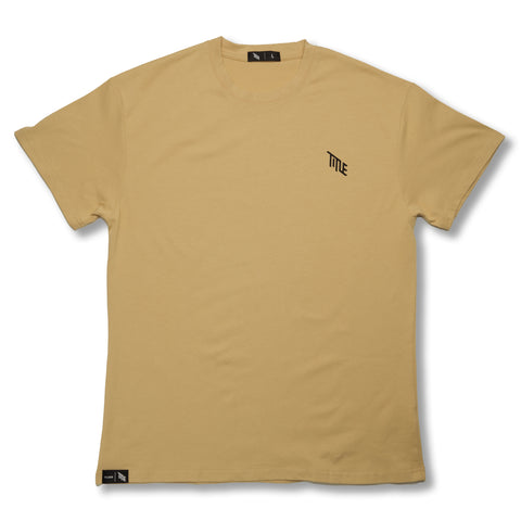 Title mtb washed midweight t-shirt summer faded tee yellow